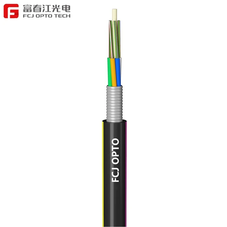 FCJ Armored Single Mode 24 Core Fiber Optic Cable GYFTA